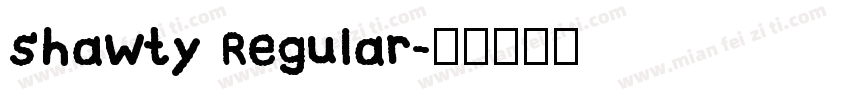 Shawty Regular字体转换